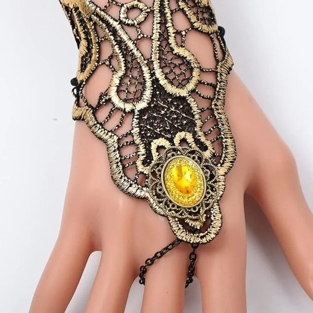 Steampunk Lace Gloves